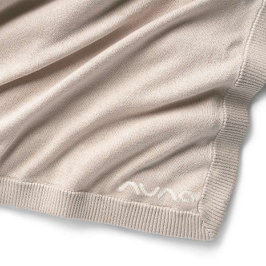 Nuna ® Beige Cotton Baby Blanket