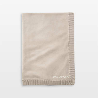 Nuna ® Beige Cotton Baby Blanket
