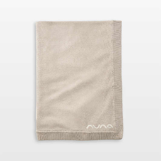 Nuna ® Beige Cotton Baby Blanket