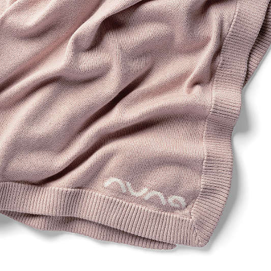 Nuna ® Dusty Mauve Cotton Baby Blanket