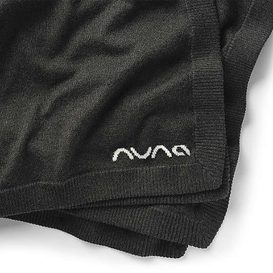 Nuna ® Shadow Black Cotton Baby Blanket