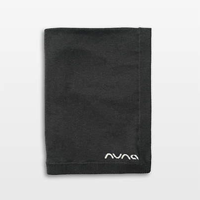 Nuna ® Shadow Black Cotton Baby Blanket