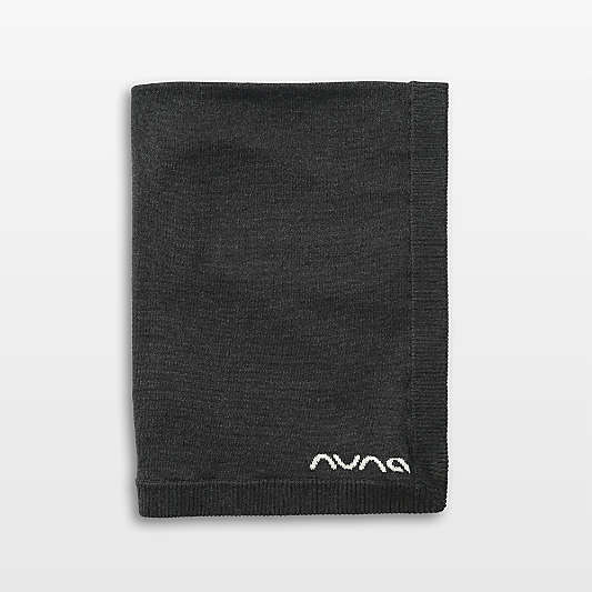 Nuna ® Shadow Black Cotton Baby Blanket