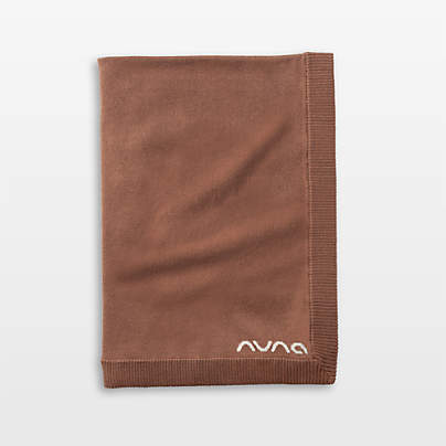 Nuna ® Sienna Brown Cotton Baby Blanket