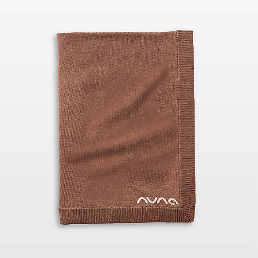 Nuna ® Sienna Brown Cotton Baby Blanket