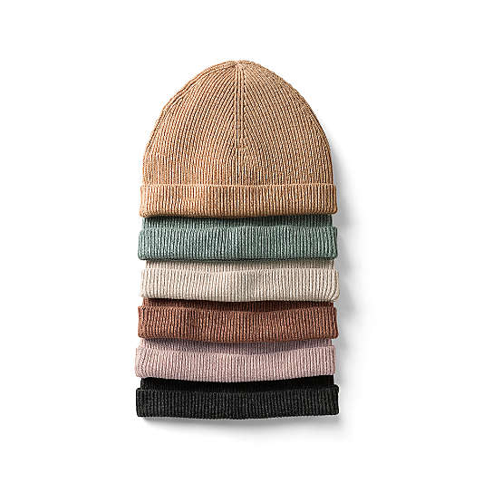 Nuna Beige Cotton Baby Cap