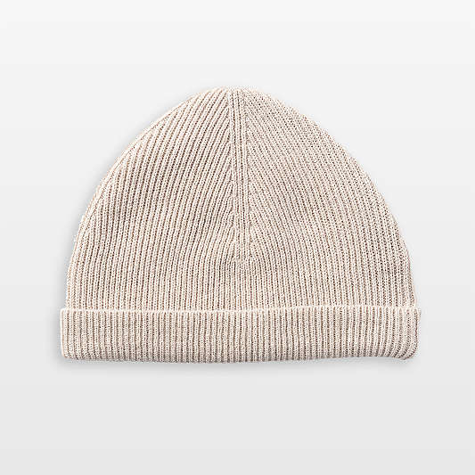 Nuna Beige Cotton Baby Cap
