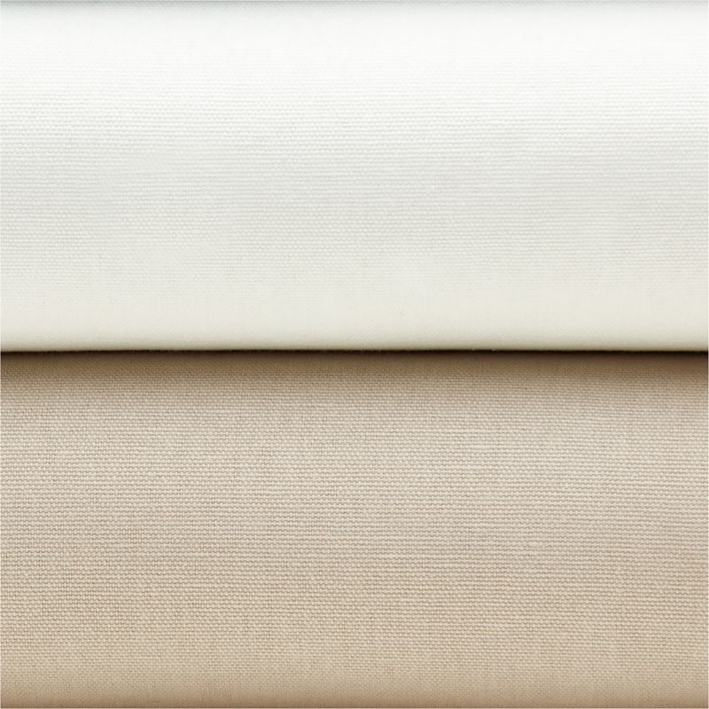 Organic Cotton Crisp White Window Curtain Panel 52"x120" - image 5 of 6