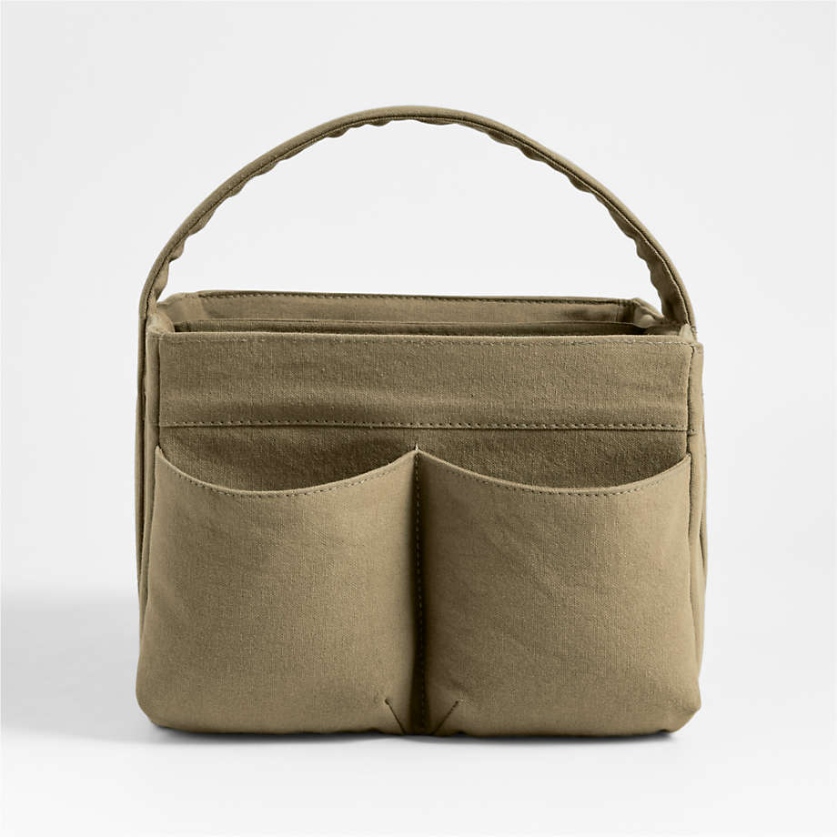 Maxi Marin Suede Shoulder Bag In Neutrals