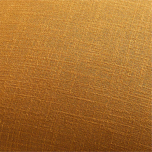 Amber 23"x23" Merrow Stitch Organic Cotton Throw Pillow