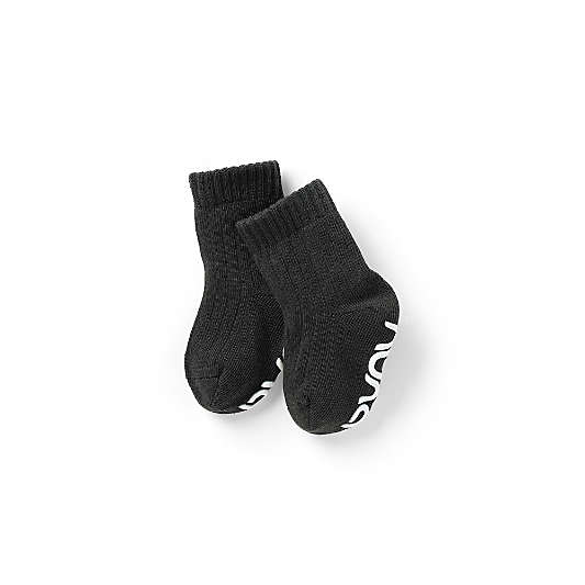 Nuna Shadow Black NB-6m Cotton Baby Sock Bundle