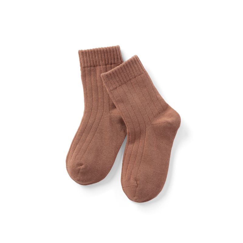 Nuna Mauve and Beige Mix 2T-3T Cotton Toddler Sock Bundle - image 2 of 9