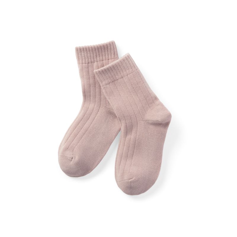 Nuna Mauve and Beige Mix 2T-3T Cotton Toddler Sock Bundle - image 1 of 9