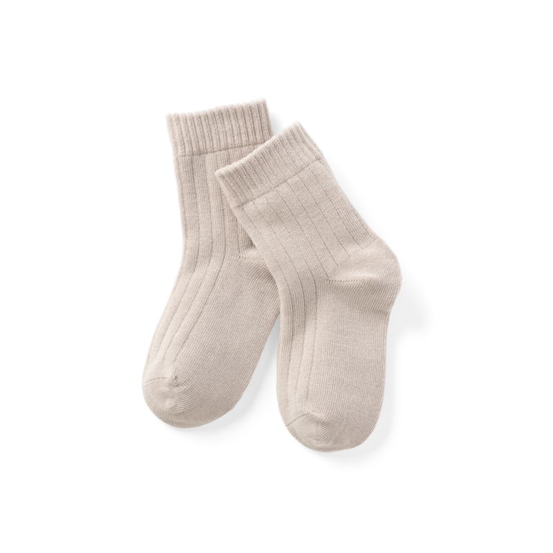 Nuna Tan and Blue Mix 2T-3T Cotton Toddler Sock Bundle - image 2 of 9