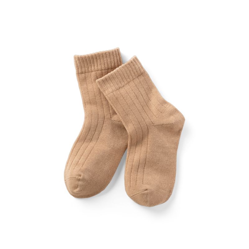 Nuna Tan and Blue Mix 2T-3T Cotton Toddler Sock Bundle - image 3 of 9