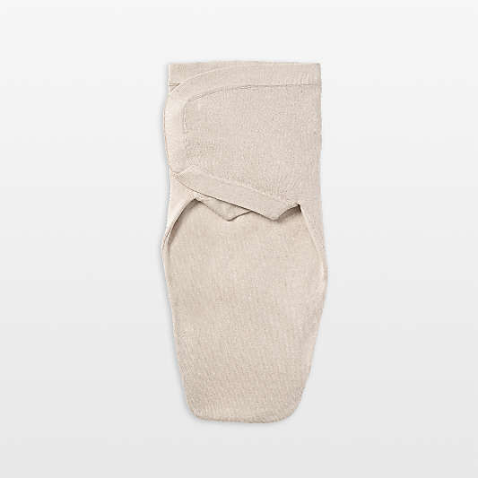 Nuna Beige Cotton Baby Swaddle Blanket