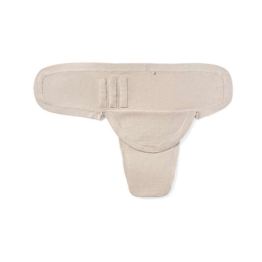 Nuna Beige Cotton Baby Swaddle Blanket