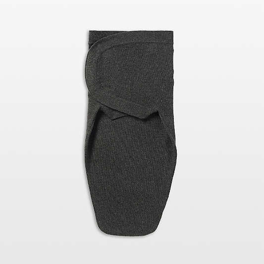 Nuna Shadow Black Cotton Baby Swaddle Blanket