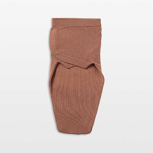 Nuna Sienna Brown Cotton Baby Swaddle Blanket