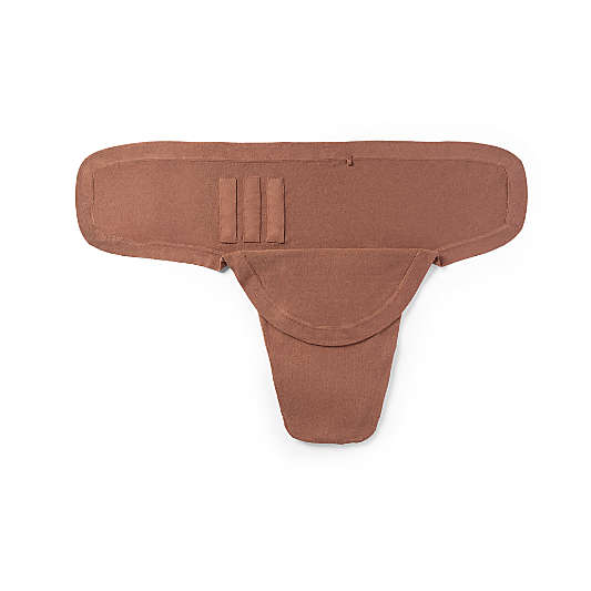 Nuna Sienna Brown Cotton Baby Swaddle Blanket