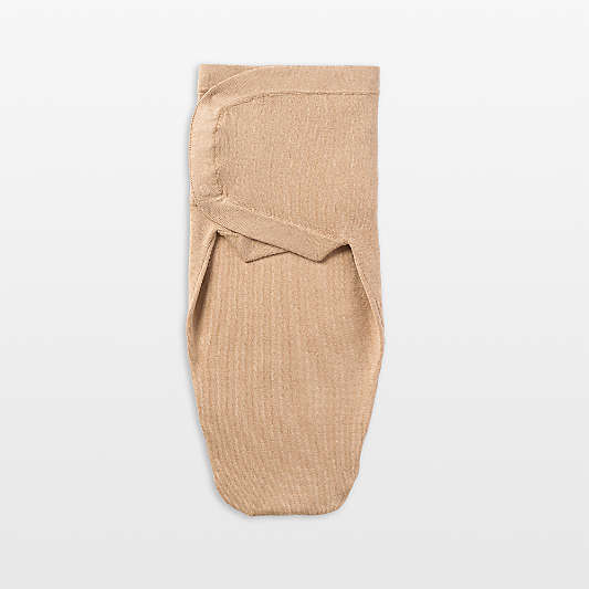 Nuna Tan Cotton Baby Swaddle Blanket