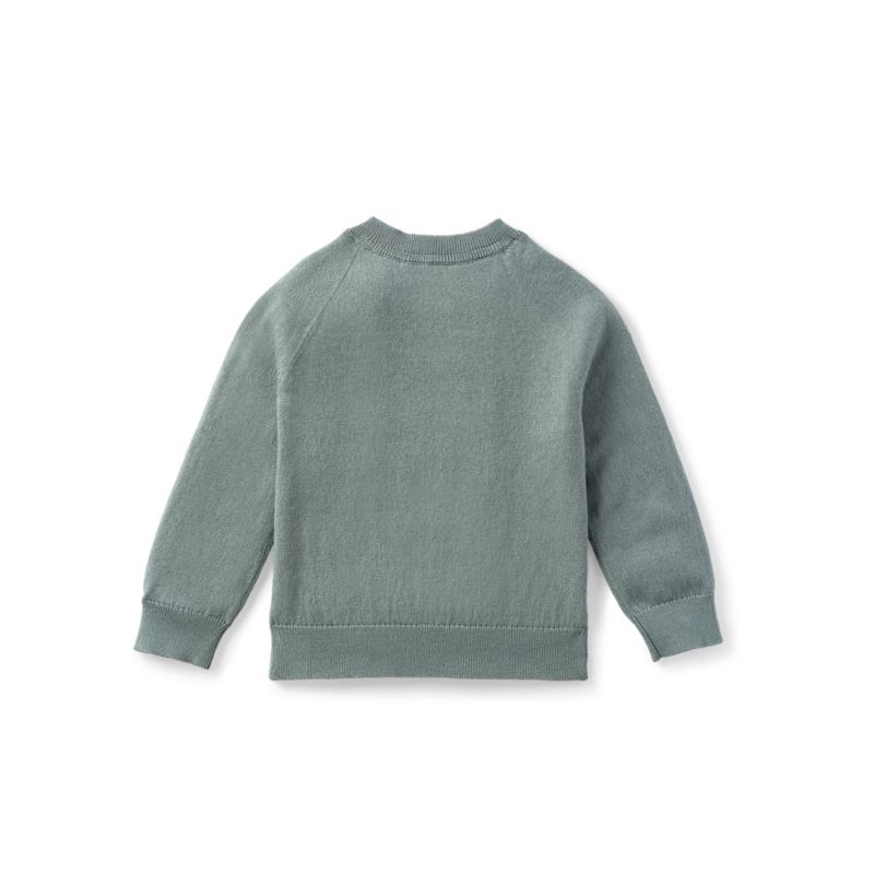 Nuna ® Athens Blue NB Cotton Baby Two Piece Sweater Set - image 2 of 8