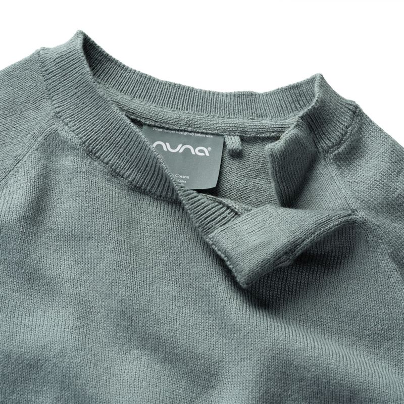 Nuna ® Athens Blue NB Cotton Baby Two Piece Sweater Set - image 5 of 8