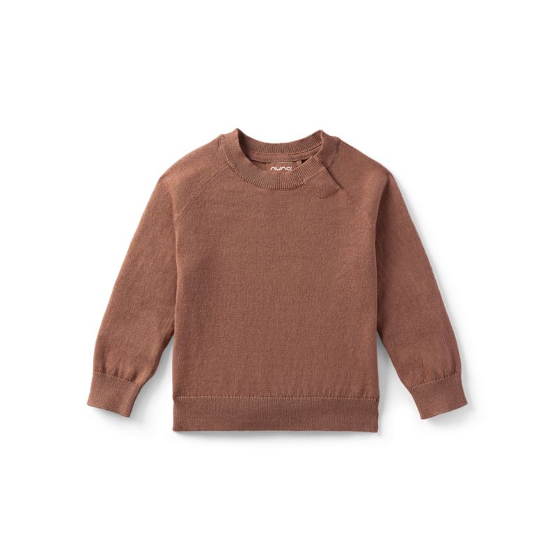 Nuna ® Sienna Brown 6-9 Month Cotton Baby Two Piece Sweater Set - image 1 of 6