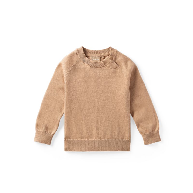Nuna ® Tan NB Cotton Baby Two Piece Sweater Set - image 1 of 6