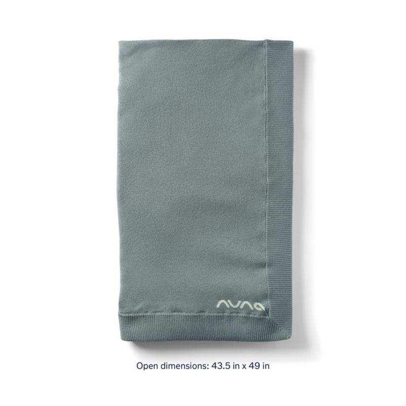 Nuna ® Athens Blue Cotton Toddler Blanket - image 3 of 4
