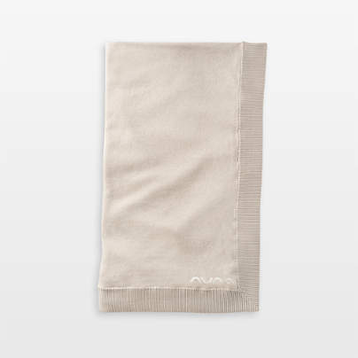 Nuna ® Beige Cotton Toddler Blanket
