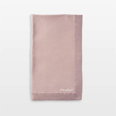 Nuna ® Dusty Mauve Cotton Toddler Blanket