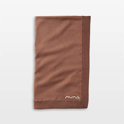 Nuna ® Sienna Brown Cotton Toddler Blanket