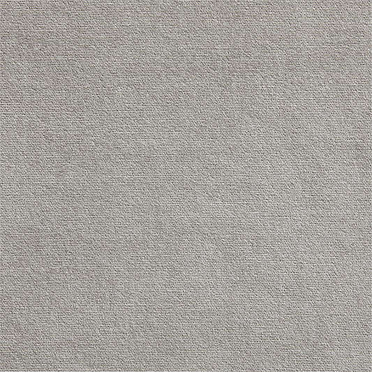 Pebble Grey Cotton Velvet Window Curtain Panel with Lining