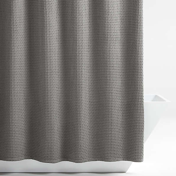 Modern Shower Curtains Rings Liners, Grey Beige And White Shower Curtain