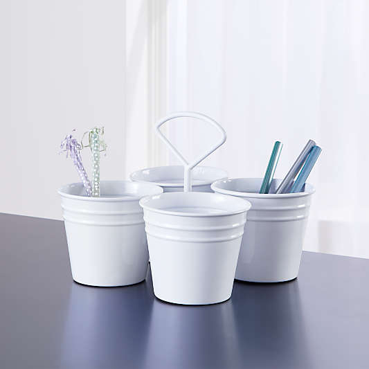 Crafty White Art Caddy