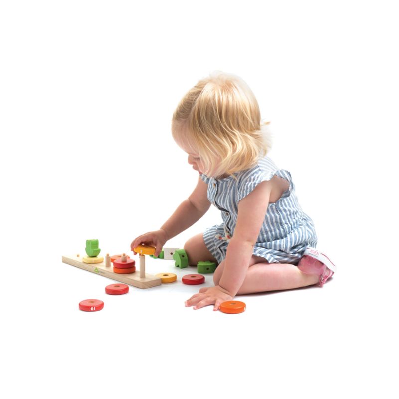 Tender Leaf Wooden Baby Counting Carrots Toy - image 3 of 4