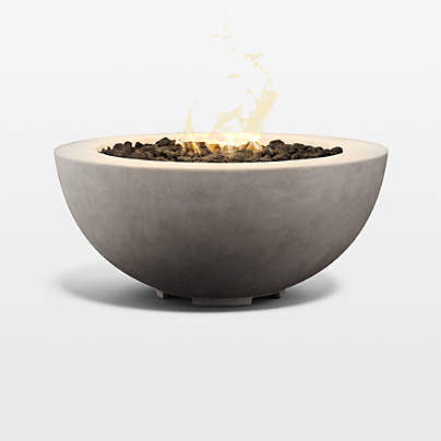 Neighbor ™ Coupe Round Stone Natural Gas Fire Table