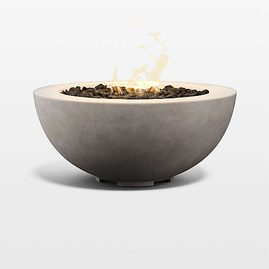 Neighbor ™ Coupe Round Stone Natural Gas Fire Table