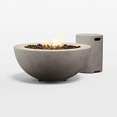 Neighbor ™ Coupe Round Stone Liquid Propane Fire Table