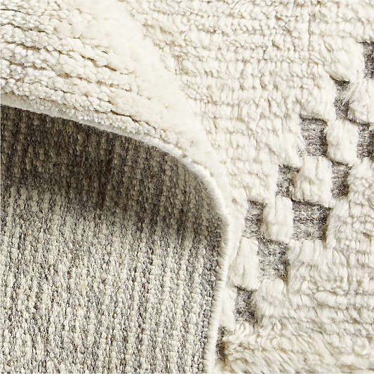 Courchevel Wool Hand-Knotted Ivory Area Rug 8'x10'