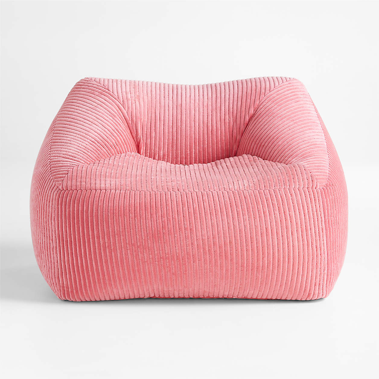 Pink Velvet Corduroy Kids Plush Lounge Chair + Reviews | Crate & Kids