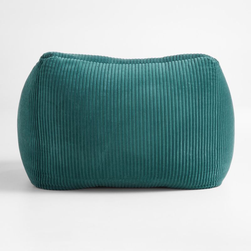 Teal Velvet Corduroy Kids Plush Lounge Chair - image 2 of 9