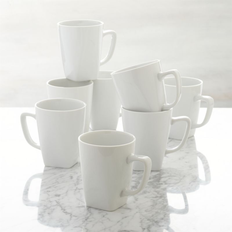 Court Mugs, Set of 8