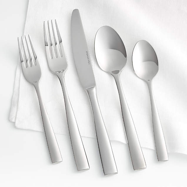 Clark Mirror 20Piece Flatware Set + Reviews Crate & Barrel