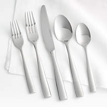 Marin Mirror 5-Piece Flatware Place Setting + Reviews | Crate & Barrel