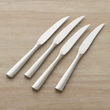 Marin Mirror Steak Knives, Set of 4 + Reviews | Crate & Barrel