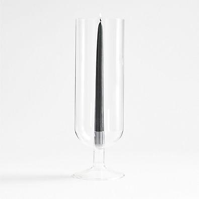 View Couverte Clear Glass Taper Candle Holder details