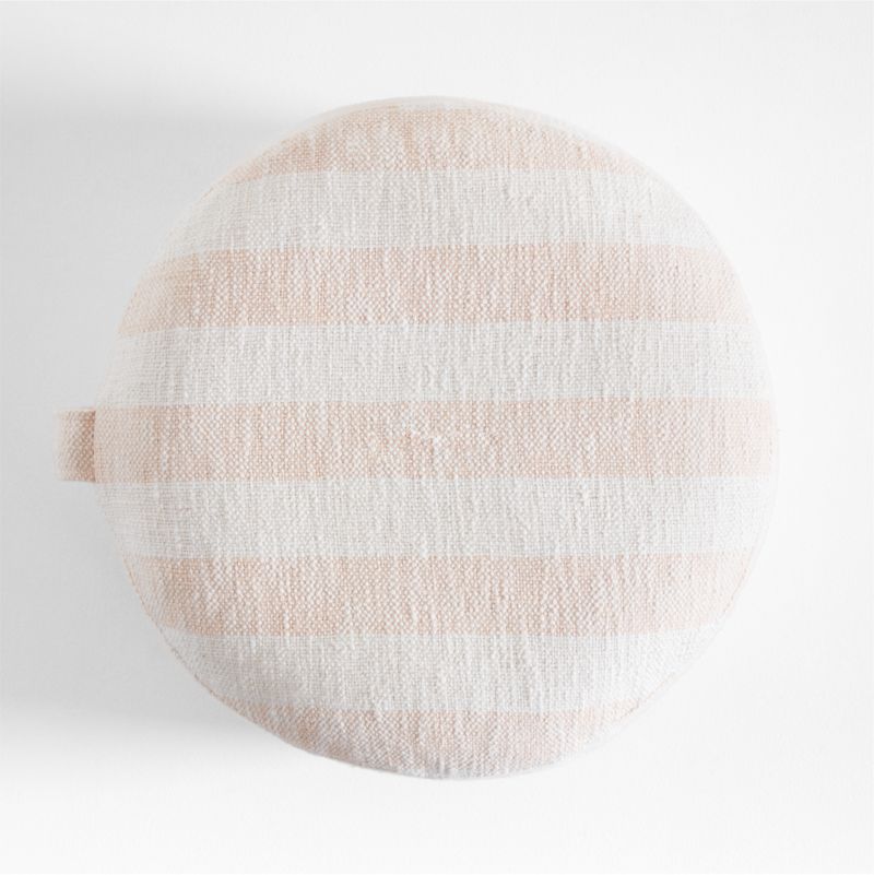 Cove Elegant Pink Striped Kids Floor Cushion