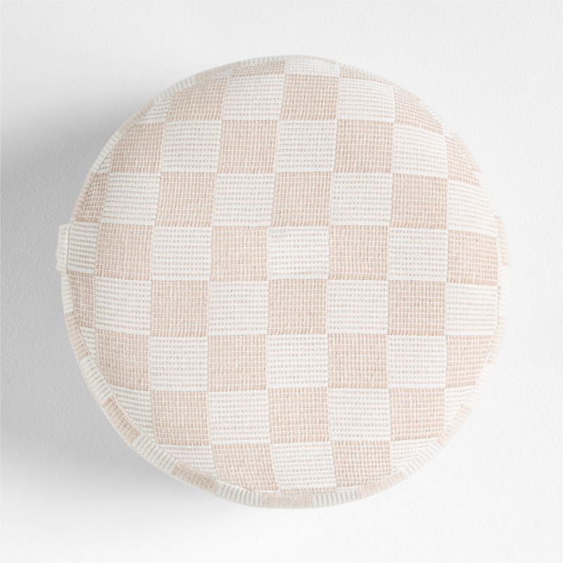 Cove Pink and Purple Checkered Kids Floor Cushion - image 1 of 5